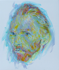 Peinture acrylique sur toile de Van Gogh - Aïcha Bendafi - Arles