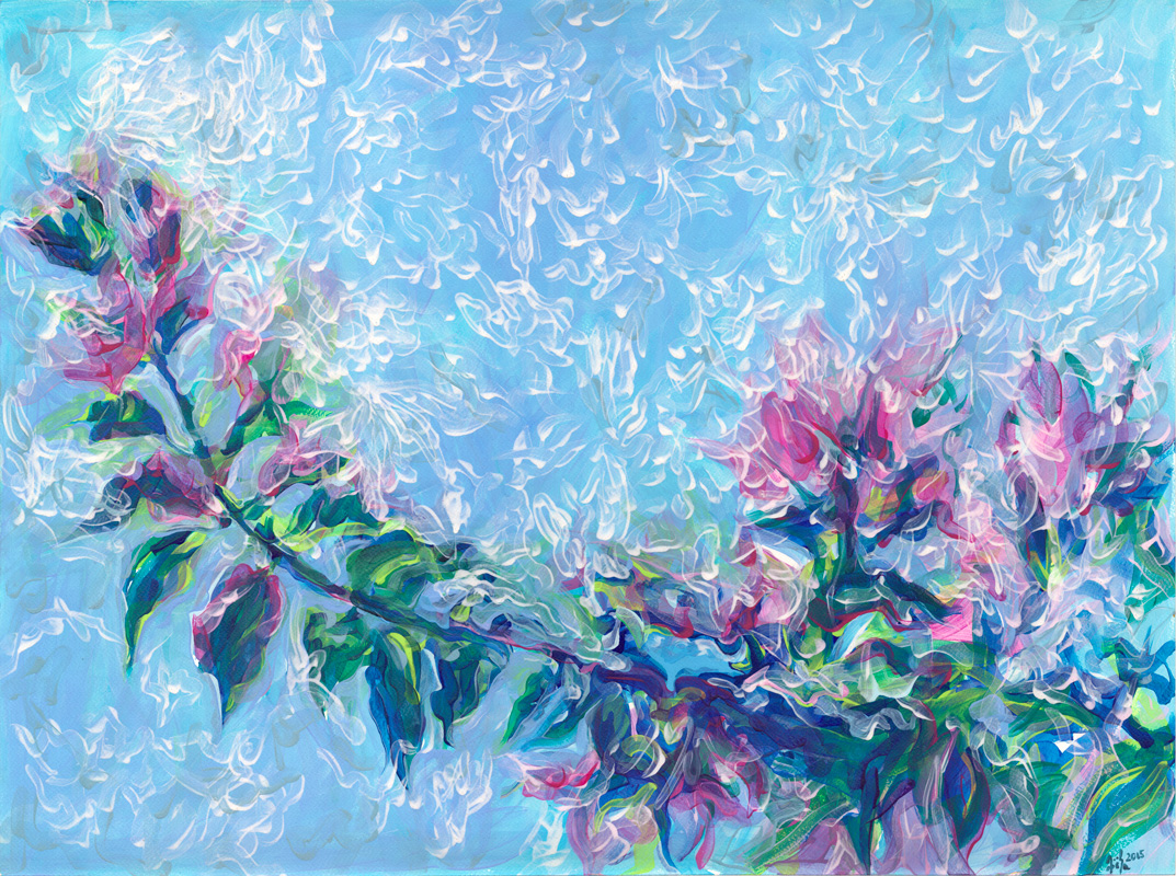 Acrylic on paper