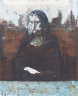 La Joconde Leonardo da Vinci peinture acrylique - Aïcha Bendafi