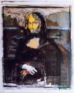 La Joconde Leonardo da Vinci peinture acrylique