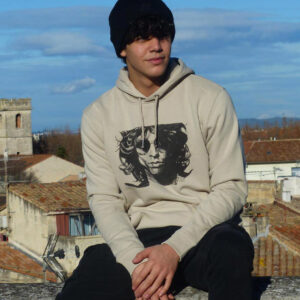 Sweat-shirt Hoodie JIM Poussière du désert