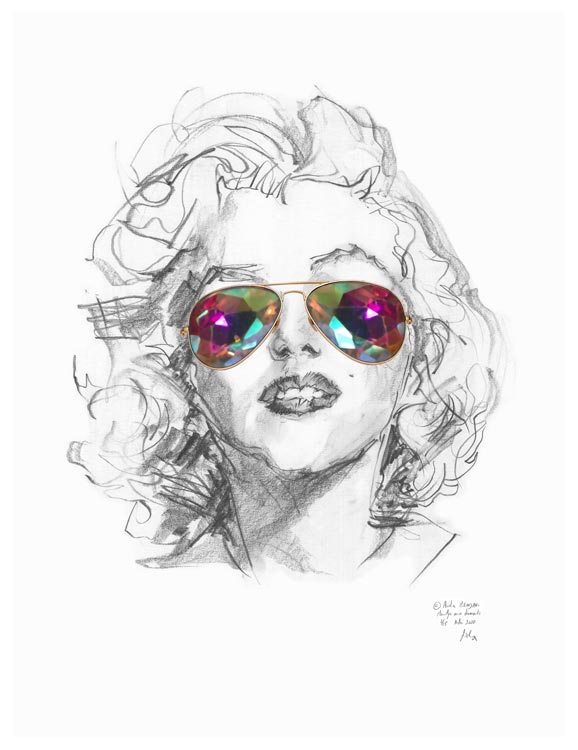 Marilyn Diamond Numbered and Signed Draw