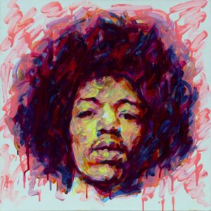 Tee-shirt femme Jimi peinture