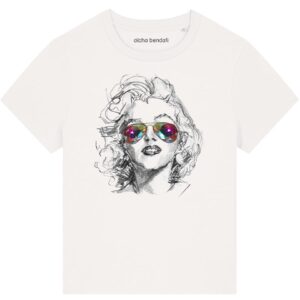 T-shirt Marilyn Iconique Off white
